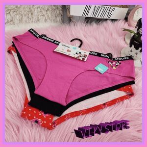 💕 NWT Disney 3-Pack Hipsters Cotton Stretch XL #7179 💕
